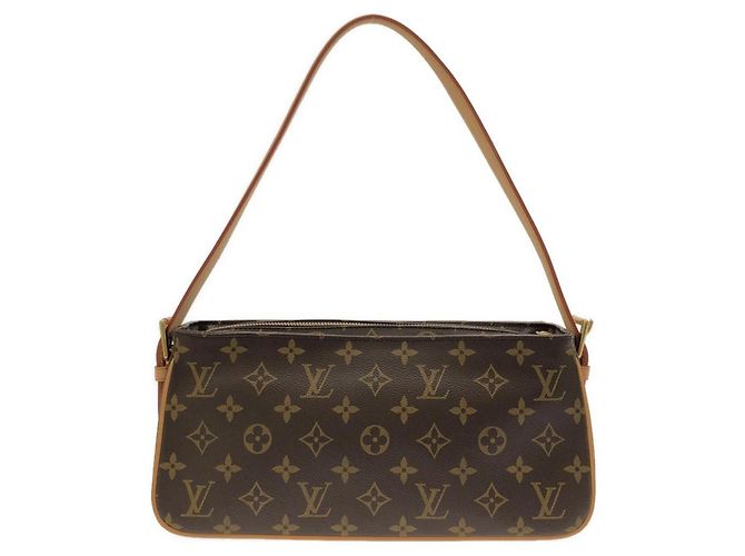 Louis Vuitton Monogram Viva Cite MM Shoulder Bag Brown - view 2