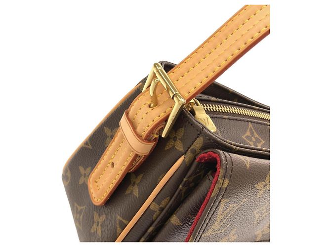 Louis Vuitton Monogram Viva Cite MM Shoulder Bag Brown - view 5