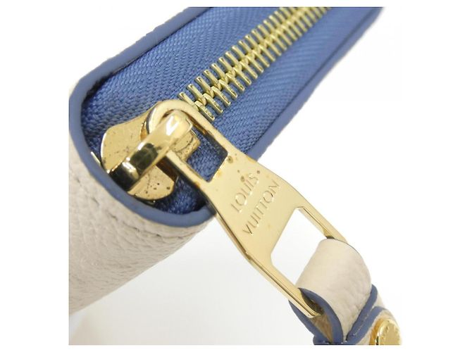 Louis Vuitton Monogram Empreinte Zippy Wallet Blau Roh - Ansicht 3