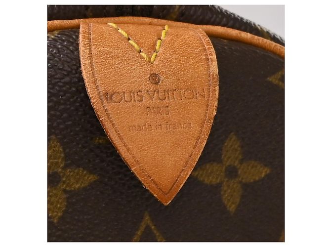 Louis Vuitton Keepall Canvas 55 Marrone - vista 4