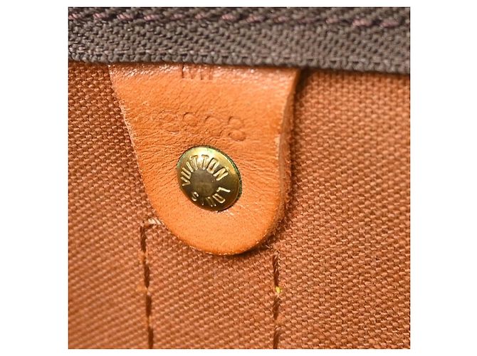 Louis Vuitton Keepall Canvas 55 Marrone - vista 5
