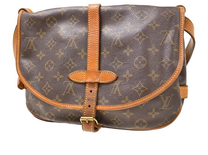 Louis Vuitton Saumur Canvas 30 Marrom - vista 2