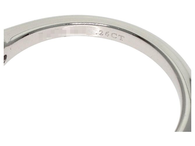 Anello solitario di diamante in platino Tiffany & Co. - vista 5
