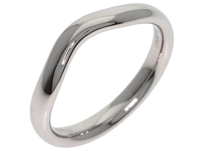 Tiffany & Co. Platin-Curved-Band-Ring - Ansicht 2