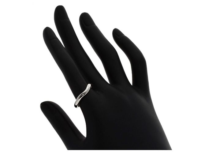 Tiffany & Co. Platin-Curved-Band-Ring - Ansicht 6
