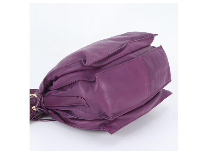 Borsa a tracolla in pelle Loewe Anagram Flamenco 30 Tassel - vista 5