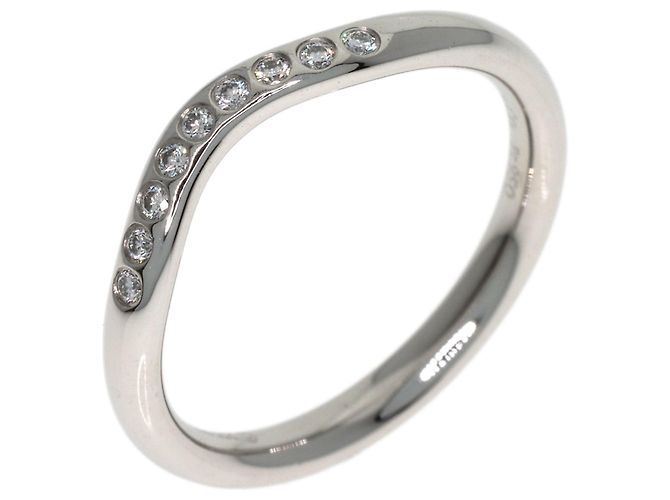 Anel Tiffany & Co. Curved Band Diamond - vista 2