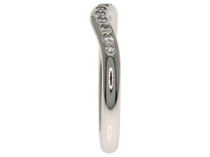 Anel Tiffany & Co. Curved Band Diamond - vista 3