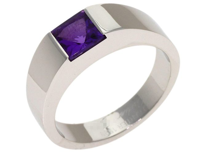 Cartier Tank Ring Amethyst in 18K Weißgold - Ansicht 2