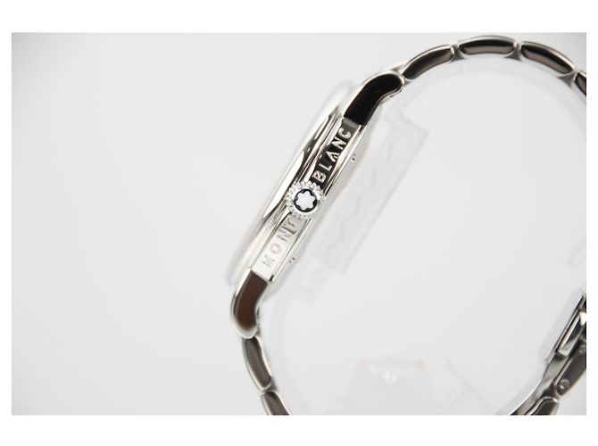 Montblanc Meisterstuck Star Date Automatico Quadrante Argento Acciaio 38.5mm 105961 Bianco - vista 2
