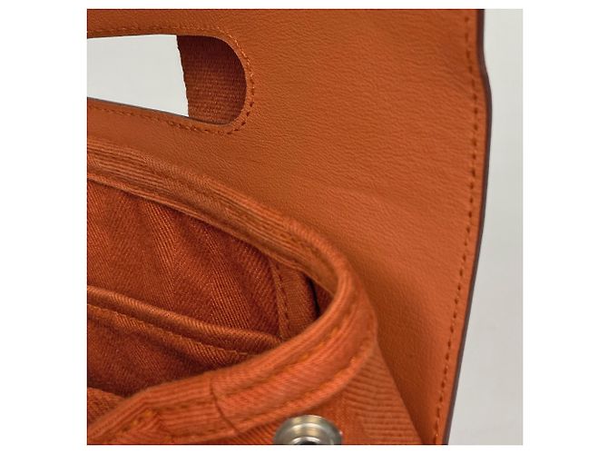Hermès Hermes Valparaiso PM Handtasche Orange - Ansicht 6