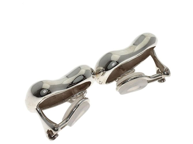 Tiffany & Co Orecchini Tiffany Bean Clip in Argento - vista 2