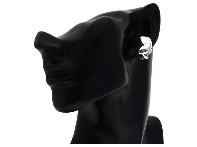 Tiffany & Co Orecchini Tiffany Bean Clip in Argento - vista 4