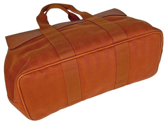 Hermès Borsa Hermes Valparaiso MM Arancione - vista 2