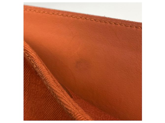 Hermès Borsa Hermes Valparaiso MM Arancione - vista 7