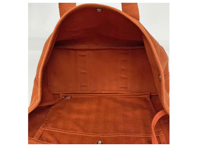 Hermès Borsa Hermes Valparaiso MM Arancione - vista 8
