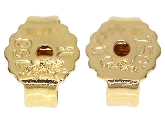 Orecchini con perle Cartier in oro giallo 18K - vista 3