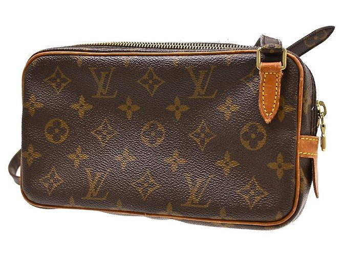 Louis Vuitton Pochette Marly Bandouliere Monogram Canvas medium Marrone - vista 2