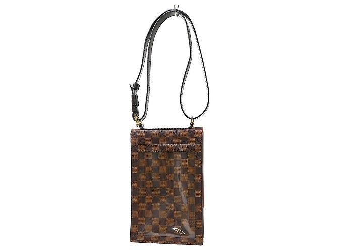 Louis Vuitton Portobello Messenger Damier Ebene Marrone - vista 2