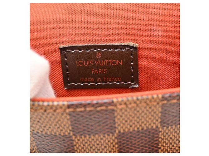 Louis Vuitton Portobello Messenger Damier Ebene Marrone - vista 4