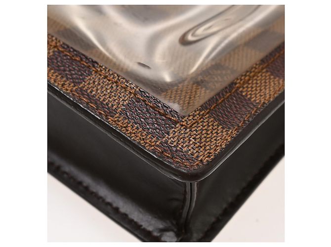 Louis Vuitton Portobello Messenger Damier Ebene Marrone - vista 6