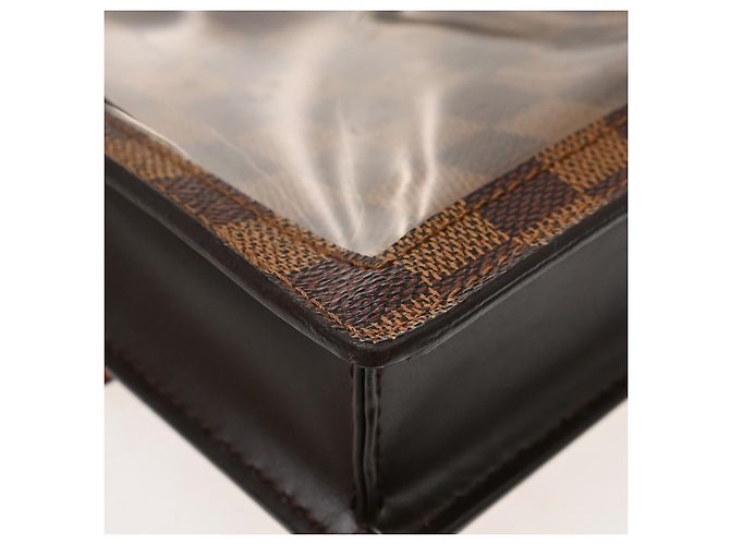 Louis Vuitton Portobello Messenger Damier Ebene Marrone - vista 7