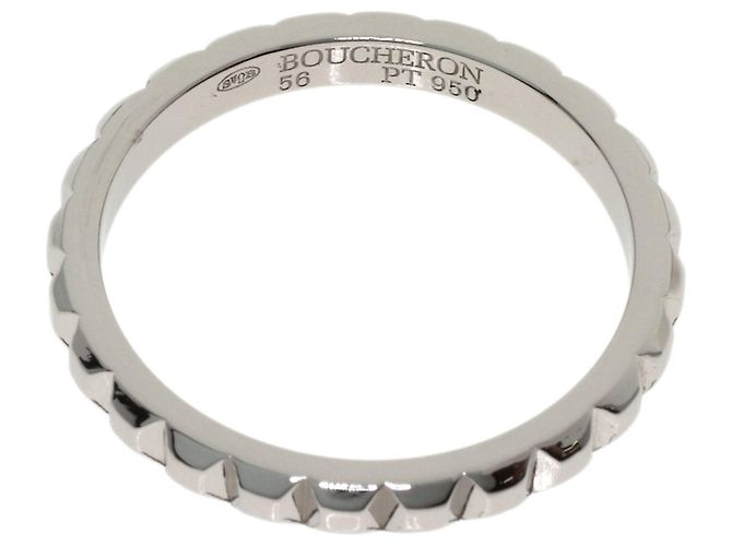 Boucheron Clou de Paris Ring aus Platin - Ansicht 4