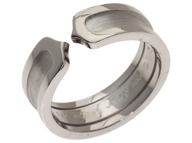 Cartier C2 Band Ring aus 18K Weißgold - Ansicht 2