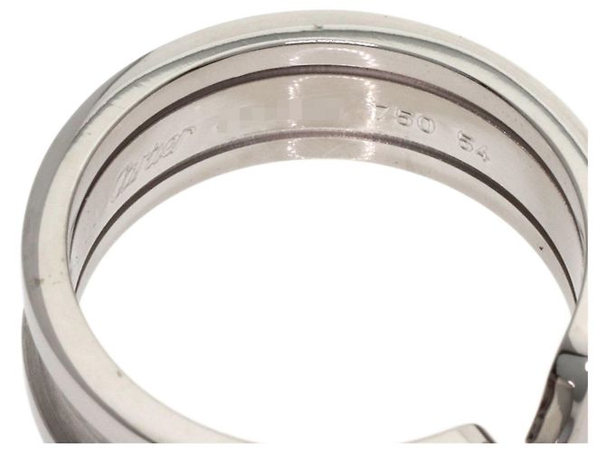 Cartier C2 Band Ring aus 18K Weißgold - Ansicht 6