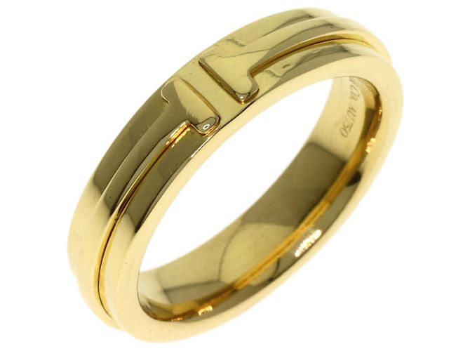 Anello T Narrow di Tiffany & Co. in oro giallo 18K - vista 2
