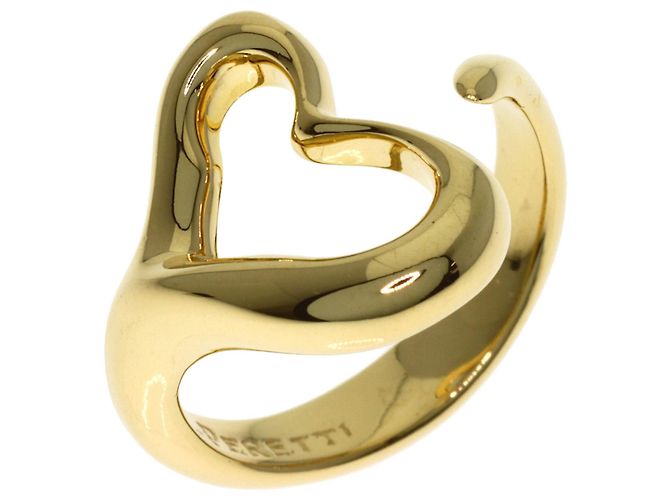 Anello Tiffany & Co. Open Heart in oro giallo 18K - vista 2