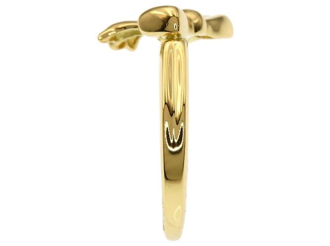 Anello a fascia Ribbon in oro giallo 18K di Tiffany & Co. - vista 3