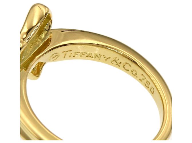 Anello a fascia Ribbon in oro giallo 18K di Tiffany & Co. - vista 5