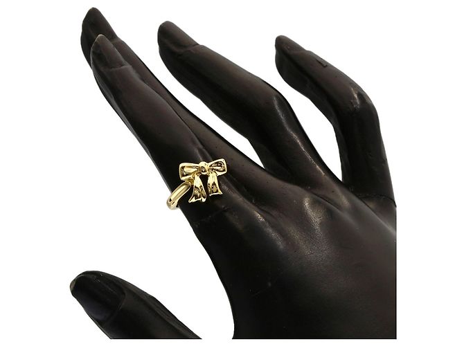 Anello a fascia Ribbon in oro giallo 18K di Tiffany & Co. - vista 6