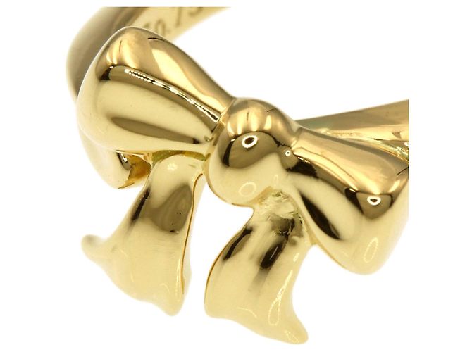 Anello a fascia Ribbon in oro giallo 18K di Tiffany & Co. - vista 7