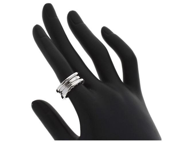 Bulgari Bvlgari B-zero1 2-Band Ring aus 18K Weißgold - Ansicht 5