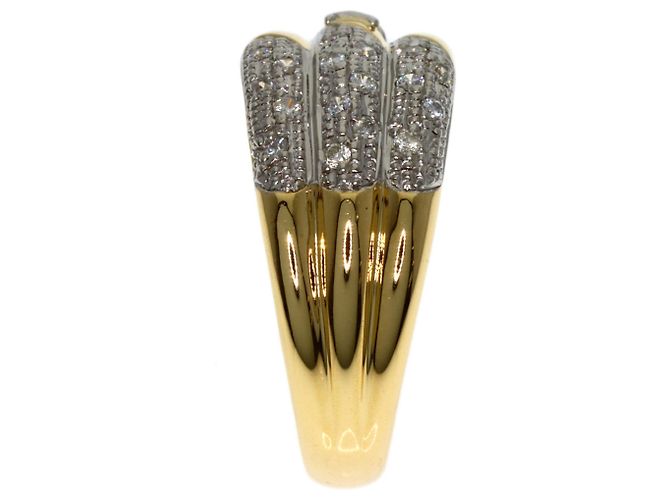 Céline Celine Diamond Ring aus Platin und 18K Gelbgold - Ansicht 3