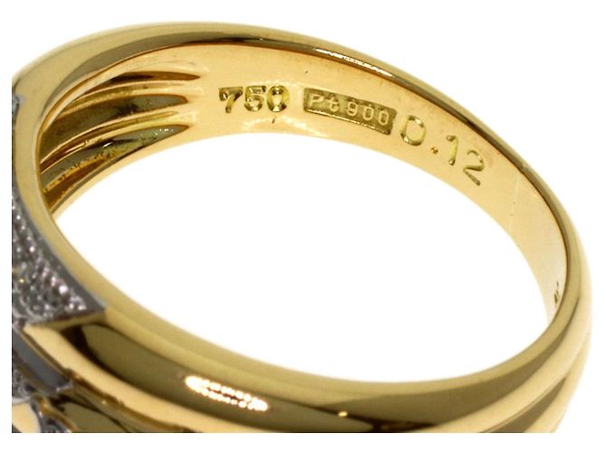 Céline Celine Diamond Ring aus Platin und 18K Gelbgold - Ansicht 6