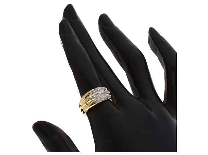 Céline Celine Diamond Ring aus Platin und 18K Gelbgold - Ansicht 7