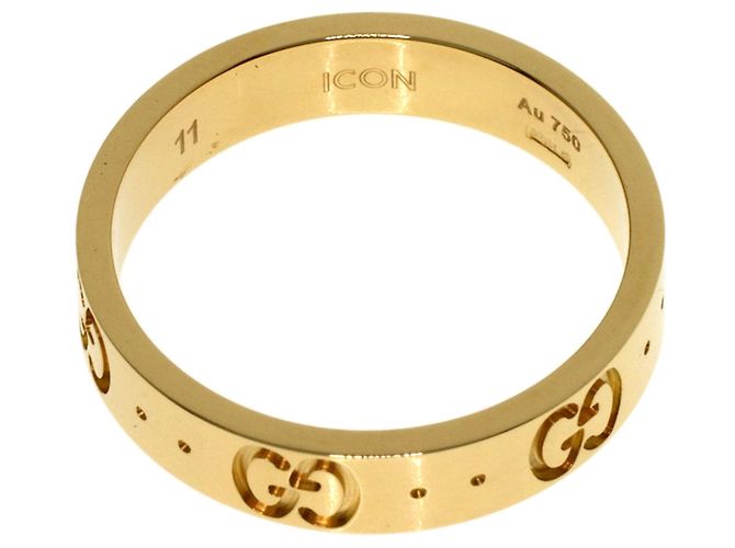 Anello Gucci Icon #11 in oro giallo 18K - vista 4