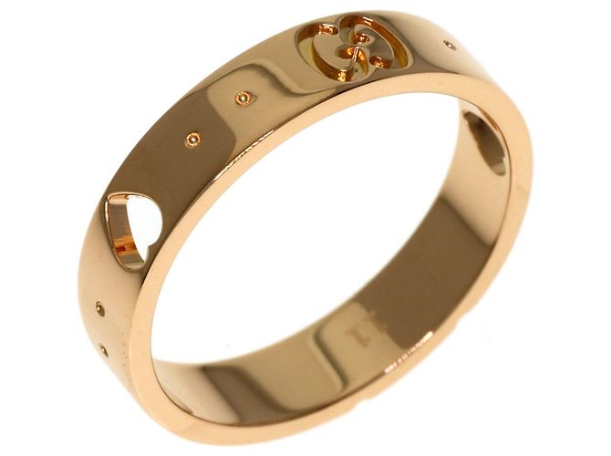 Anello Icon Amor di Gucci in oro rosa 18K - vista 2