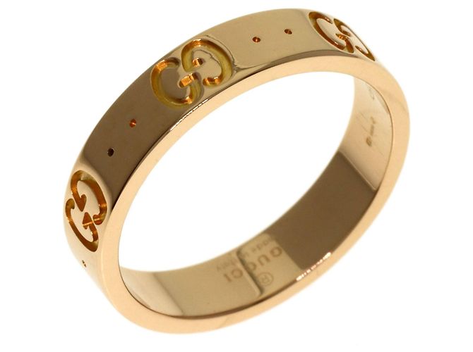Anello Icon #11 Gucci in oro rosa 18K - vista 2
