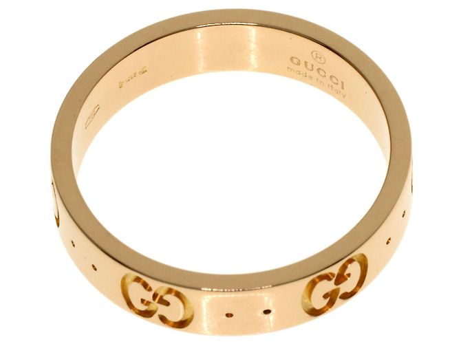 Anello Icon #11 Gucci in oro rosa 18K - vista 4