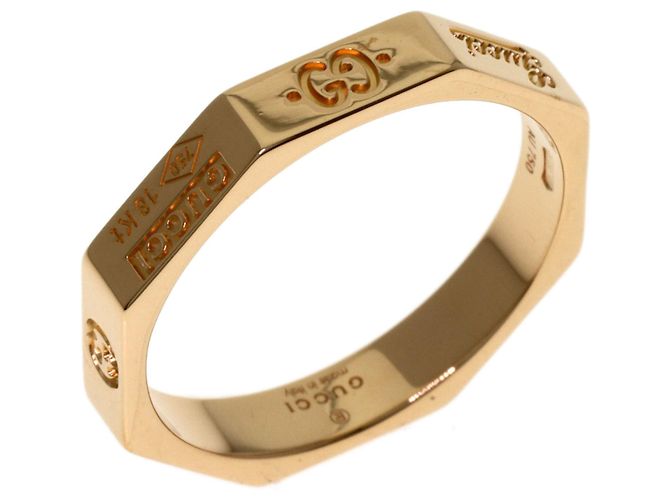 Anello Octagon da donna Gucci in oro rosa 18K - vista 2
