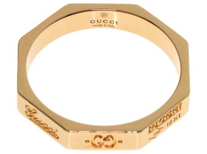 Anello Octagon da donna Gucci in oro rosa 18K - vista 4