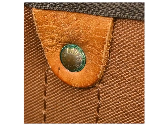 Louis Vuitton Keepall Canvas 50 Marrone - vista 4