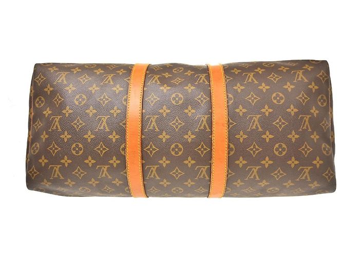 Louis Vuitton Keepall Canvas 50 Marrone - vista 6