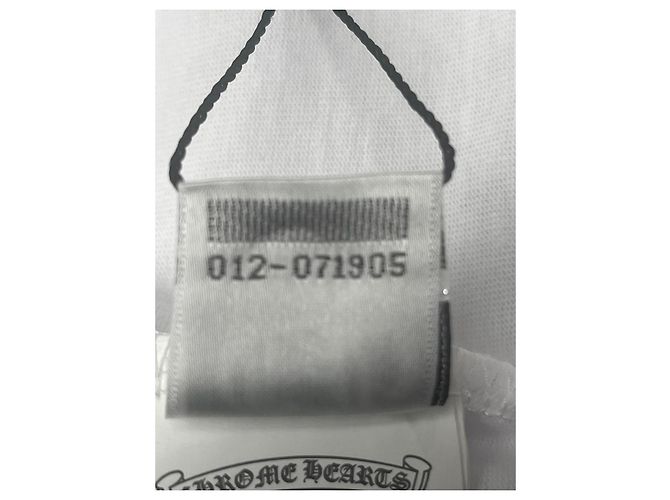 Chrome Hearts T-Shirt Maniche Lunghe Logo Bianca Bianco - vista 6