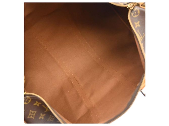 Louis Vuitton Keepall Canvas 50 Marrone - vista 3