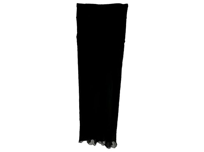 Rick Owens Hose aus schwarzer Seide - Ansicht 2